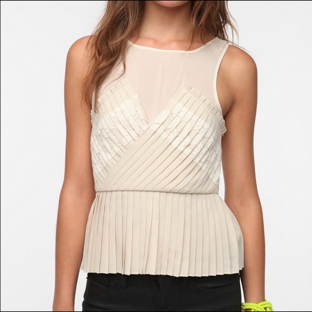 Pins & Needles peplum blouse size M